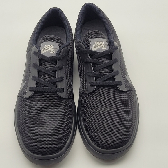 Nike SB Portmore Ultralight Low Men's 10.5 Black Dark Grey - 844445-001 - Picture 10 of 12